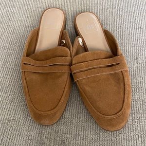 Gap suede-like mules, 9